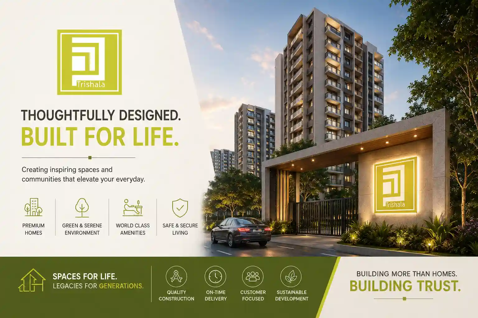 Trishala Infrastructure Rajendra Nagar projects