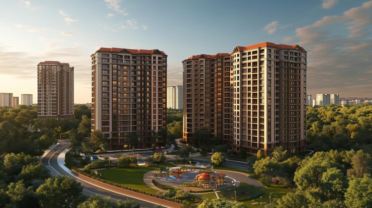 Trishala Township Phase 2 upcoming 3 and 4 BHK apartments
